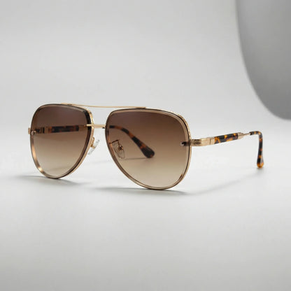 Lightweight Aviator Sunglasses - Marleen