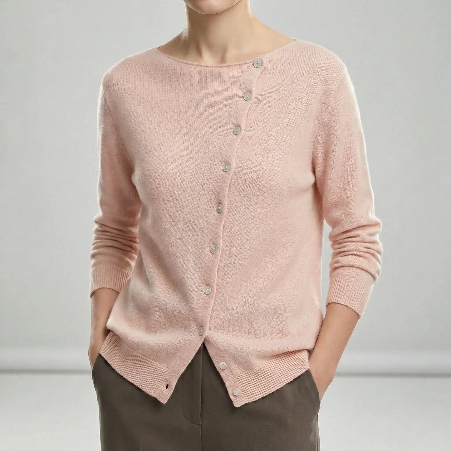 Lightweight, Cosy Knit Cardigan - Lenya