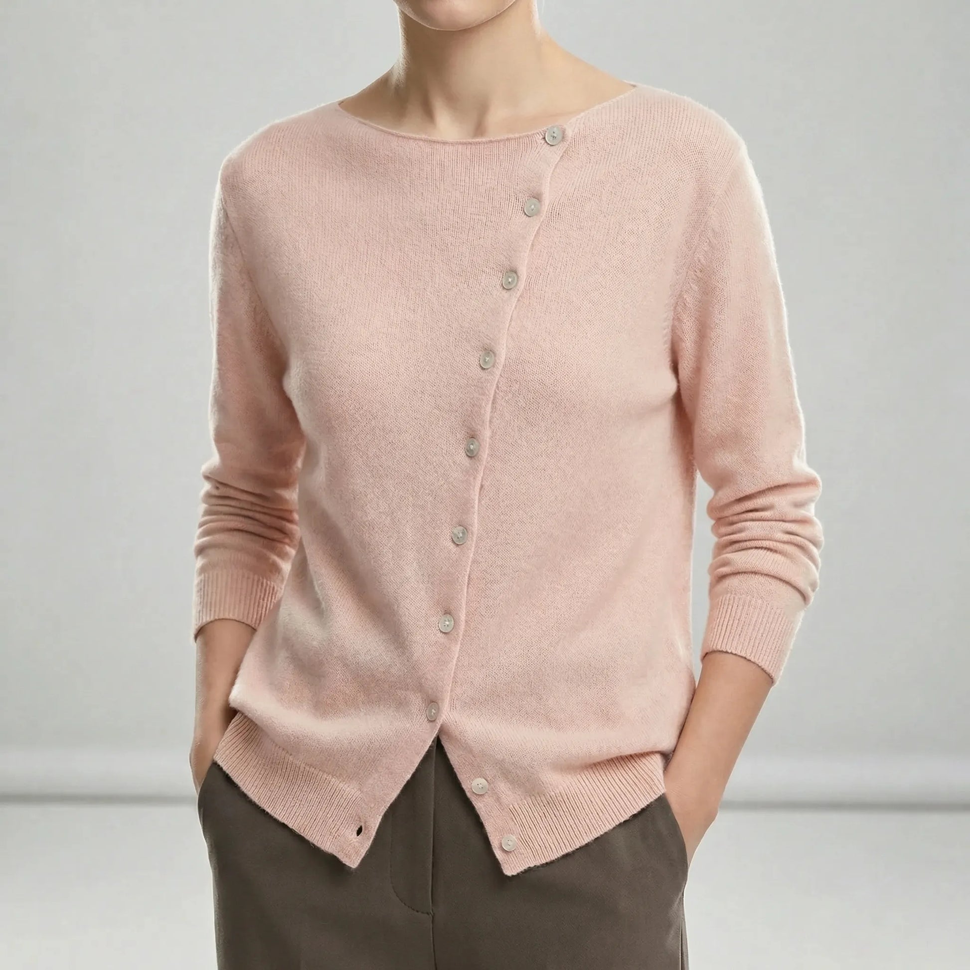 Lightweight, Cosy Knit Cardigan - Lenya