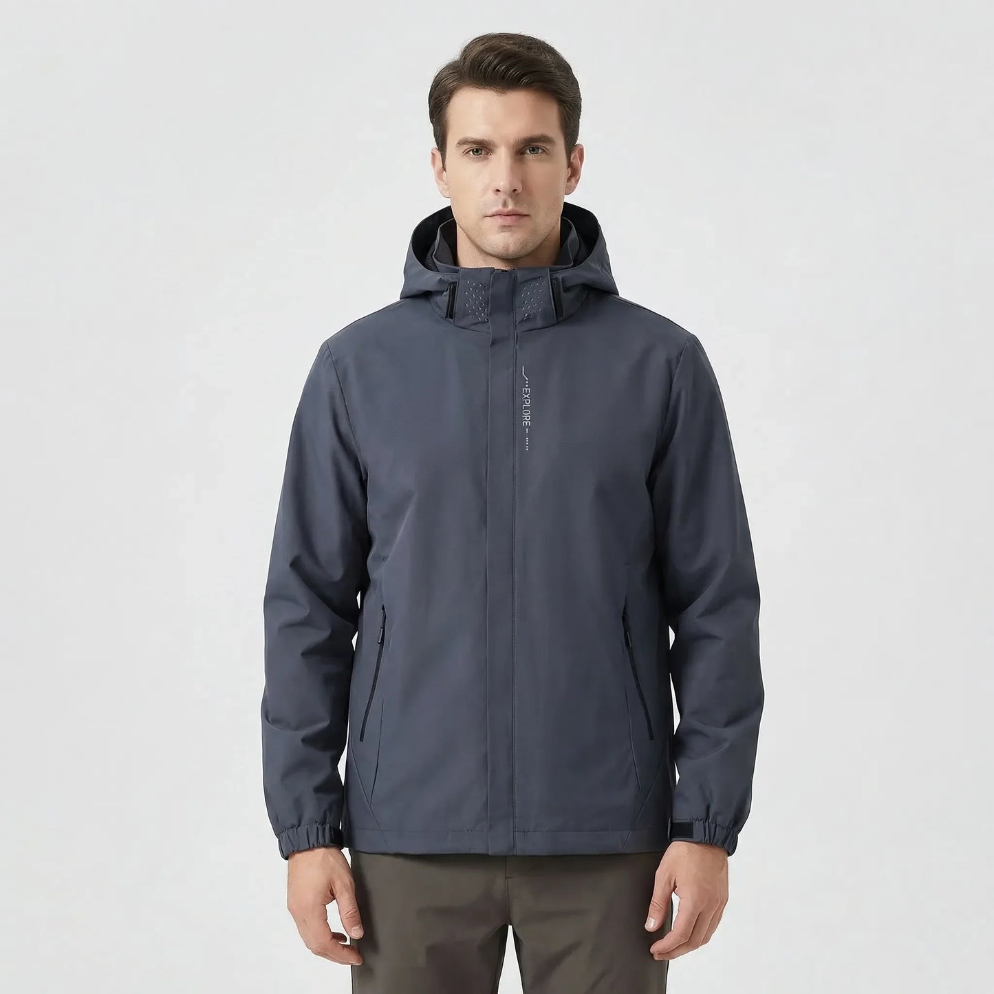 Lightweight Hooded Outdoor Rain Jacket -  Torrex