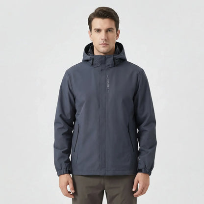 Lightweight Hooded Outdoor Rain Jacket -  Torrex