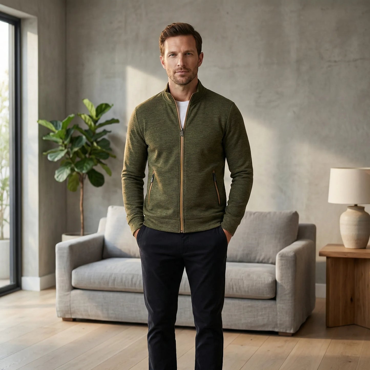 Lightweight Men's Cardigan - Enrico