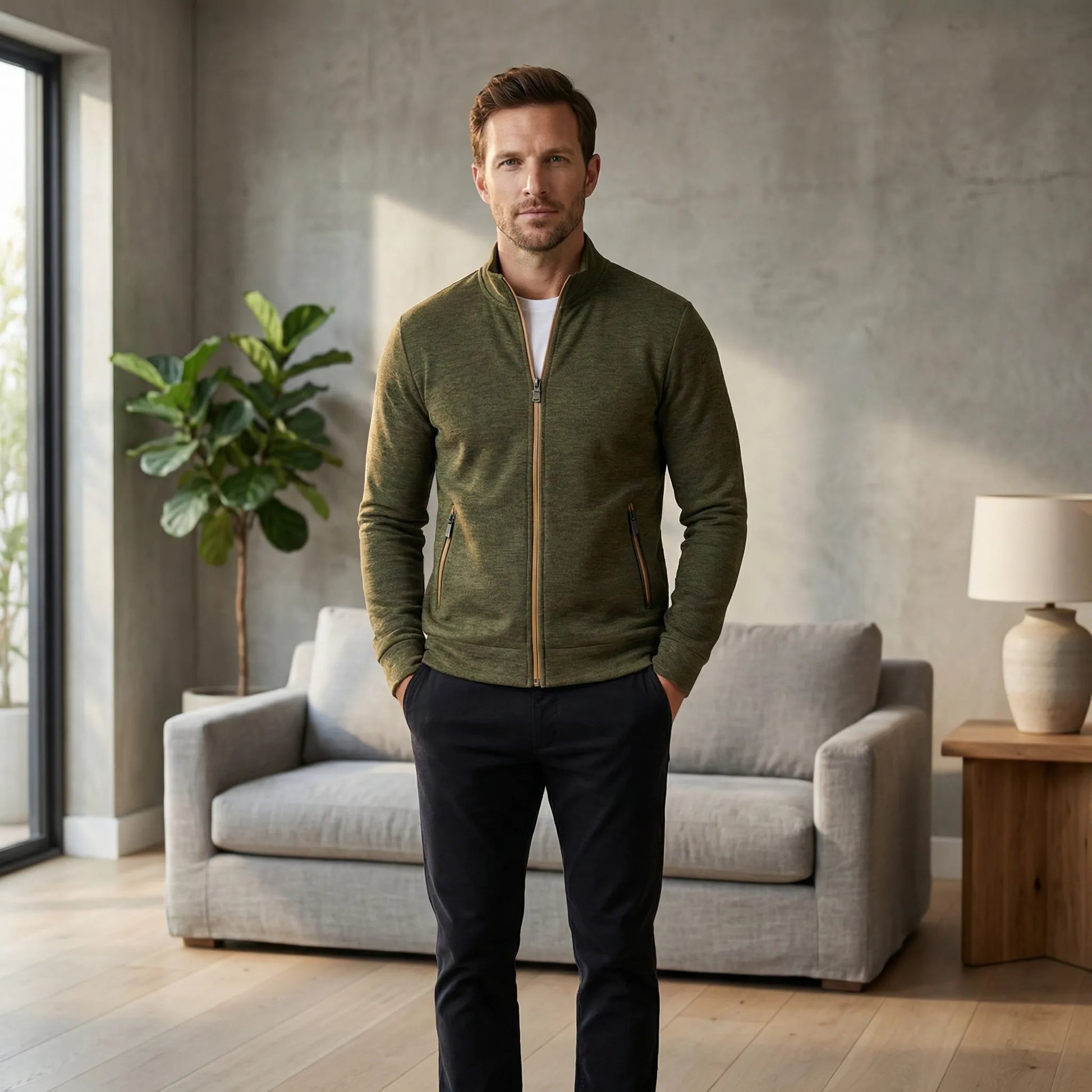 Lightweight Men's Cardigan - Enrico