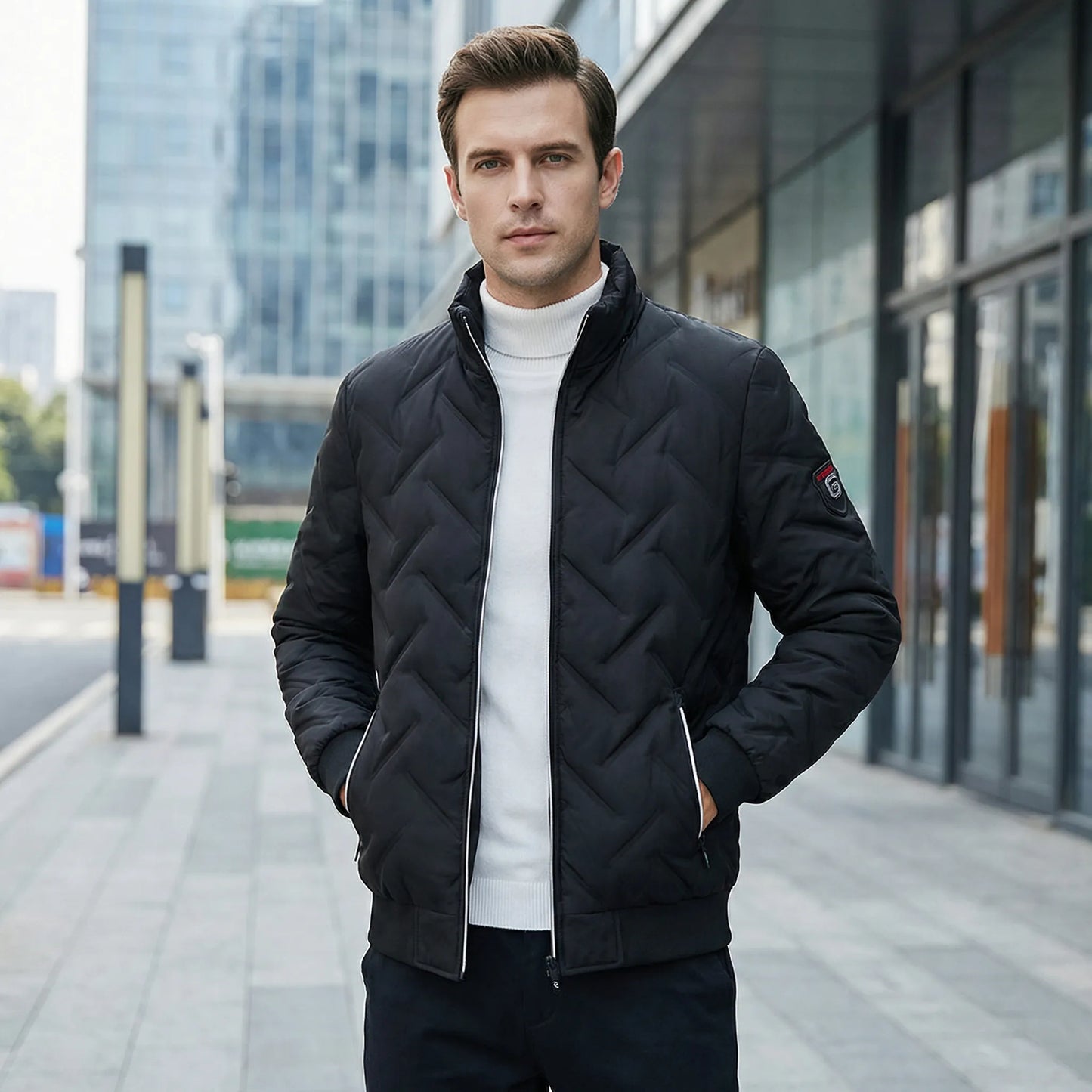 Lightweight Men's Puffer Jacket - Josua