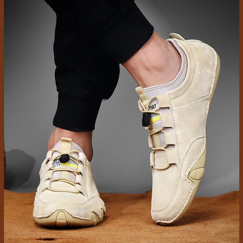Lightweight Men's Slip-On In Casual Style - Kelly
