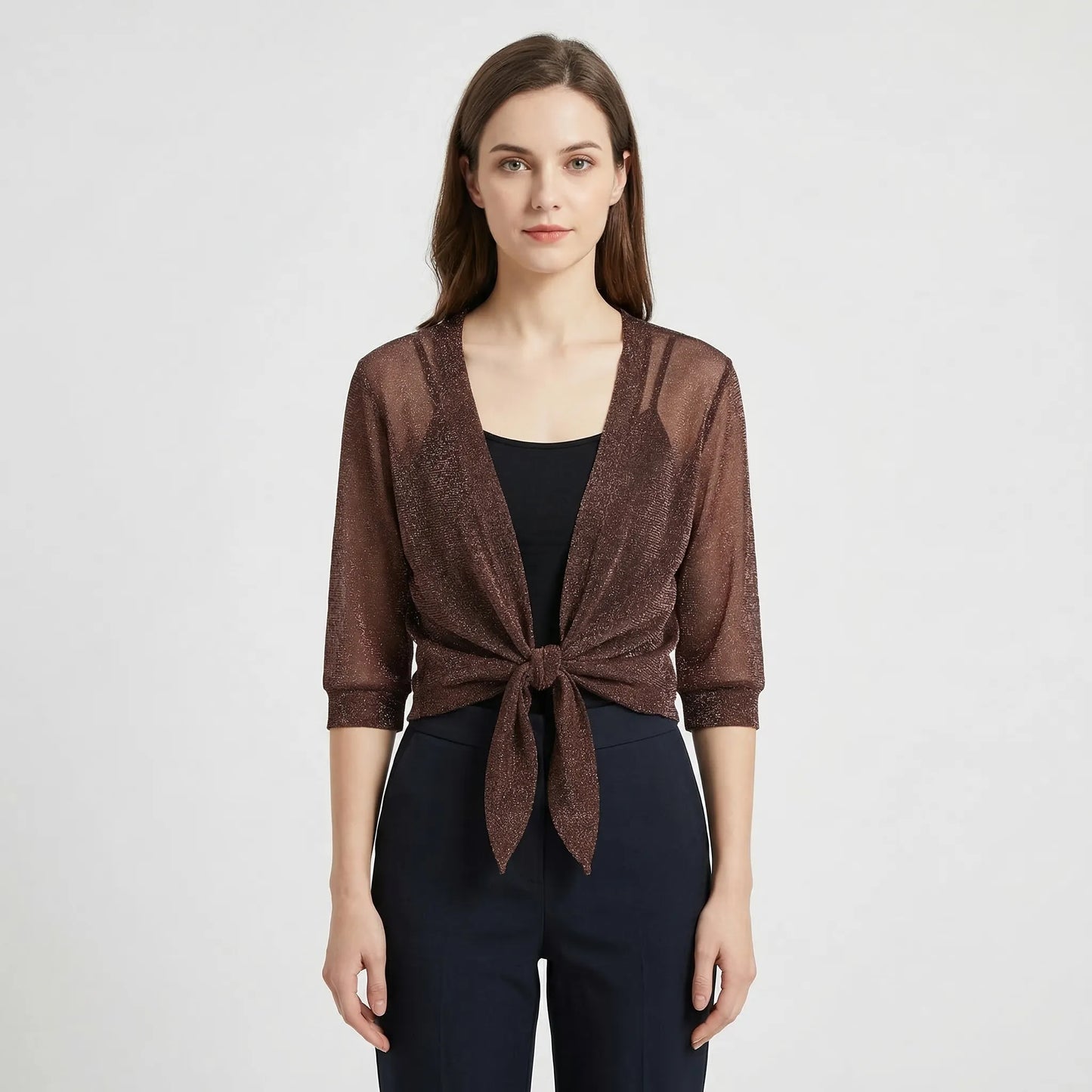 Lightweight Sparkly Shrug Cardigan - Kristi
