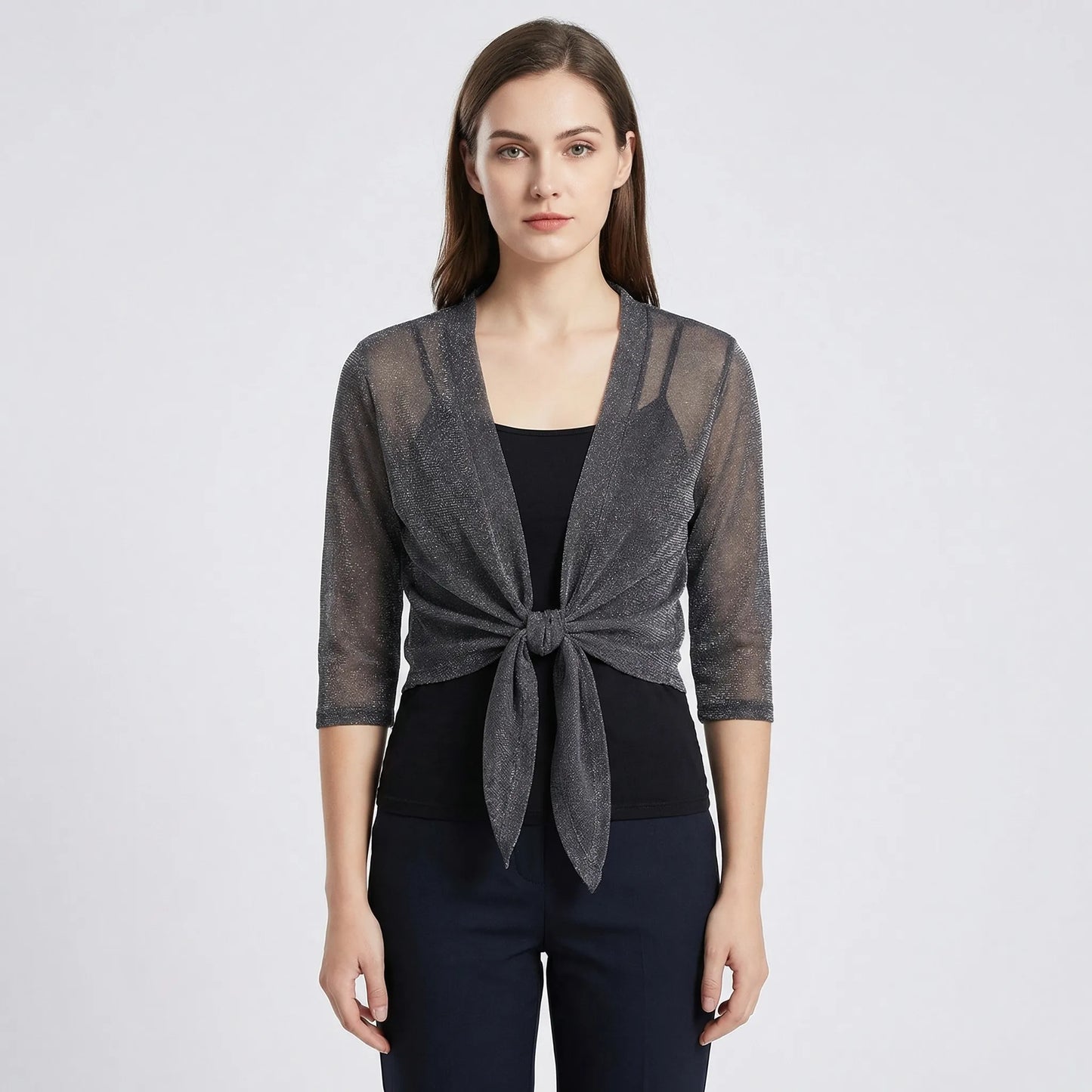Lightweight Sparkly Shrug Cardigan - Kristi