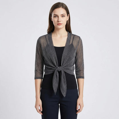 Lightweight Sparkly Shrug Cardigan - Kristi
