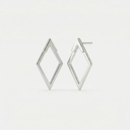 Lightweight Two-Part Stud Earrings - Paula