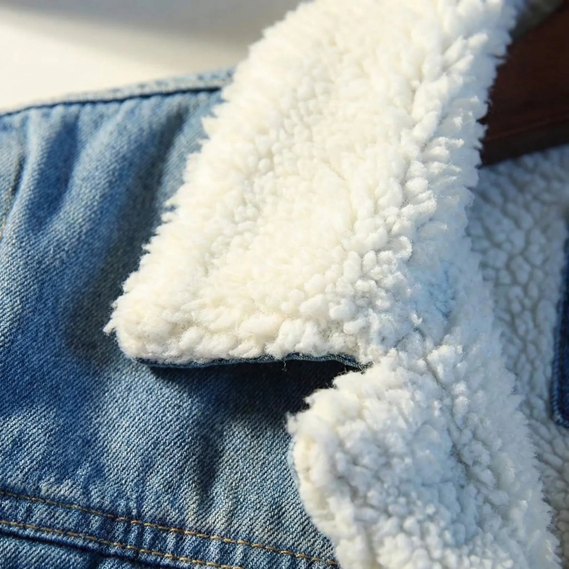 Lined Casual Denim-Style Jacket - Carlo