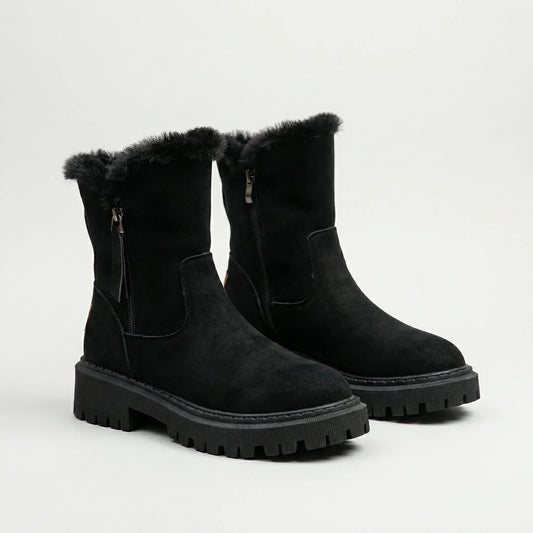 Lined Ladies Ankle Boots - Charleen