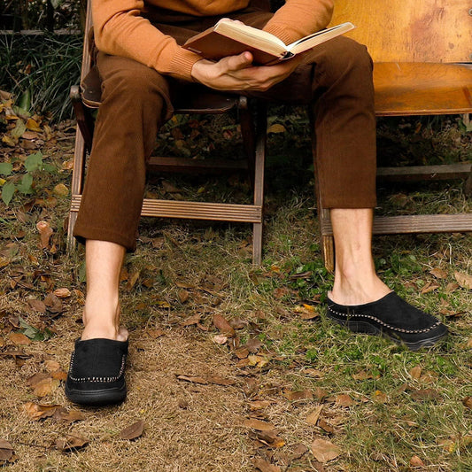 Lined Men's Slipper With A Sturdy Sole - Benjamin