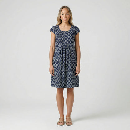Lined Summer Dress With Round Neck - Naemi
