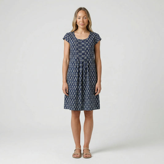 Lined Summer Dress With Round Neck - Naemi
