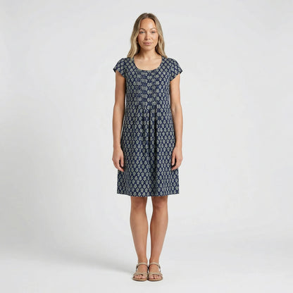 Lined Summer Dress With Round Neck - Naemi
