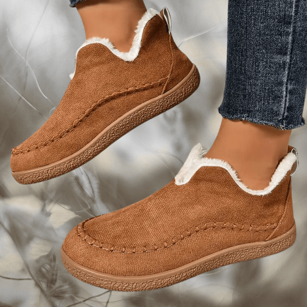 Lined Women's Ankle Boots With Foot Support - Linda