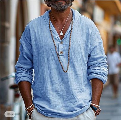 Men's linen shirt – Luca Autumn Edition