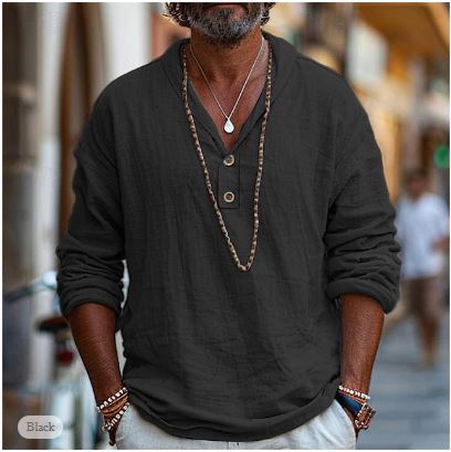 Men's linen shirt – Luca Autumn Edition