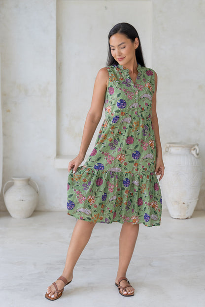 Locker Fallendes Freizeitkleid - Sanja