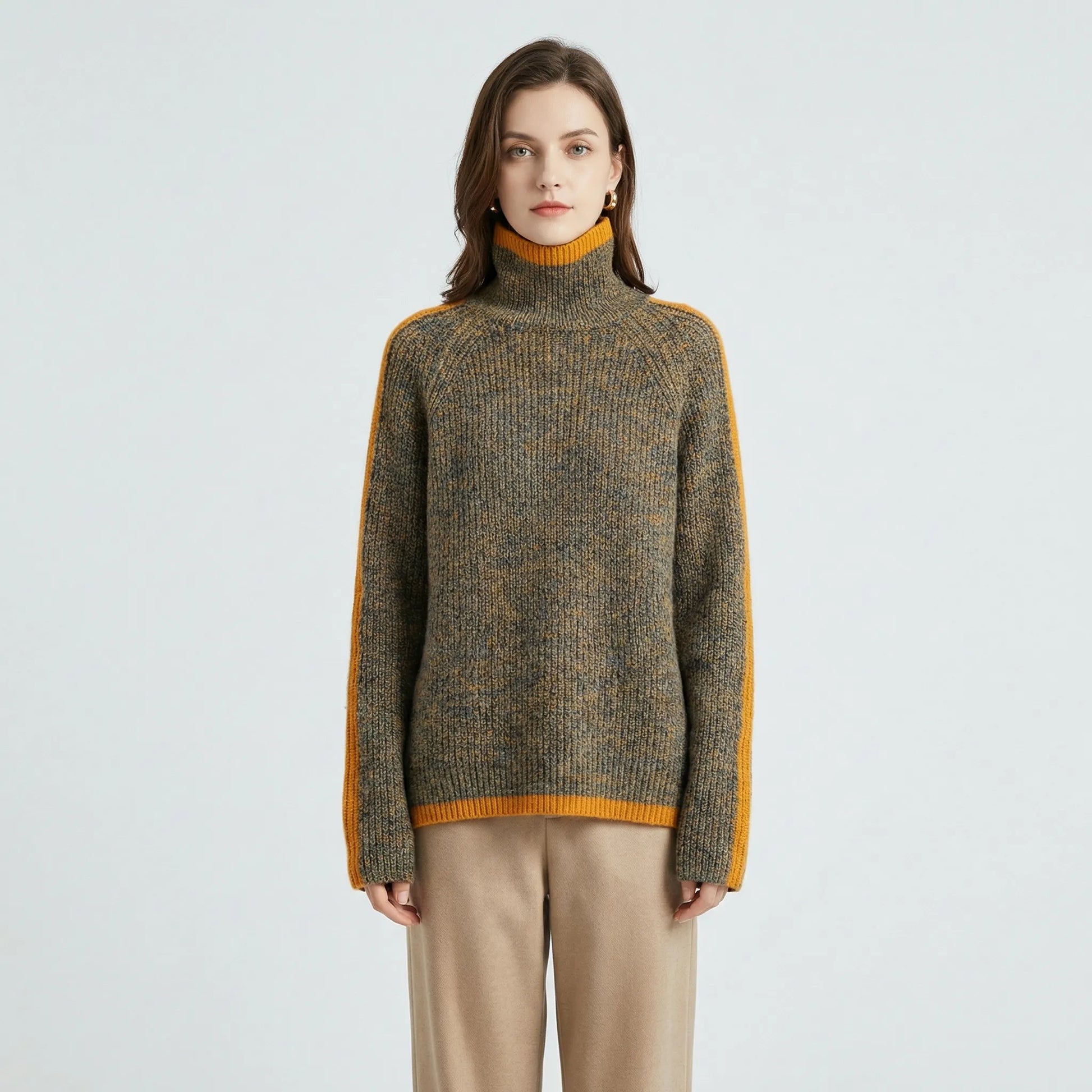 Locker Geschnittener Rollkragenpullover - Ayleen