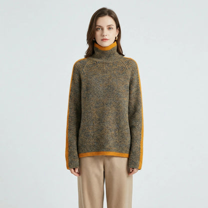 Locker Geschnittener Rollkragenpullover - Ayleen