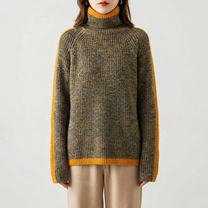 Locker Geschnittener Rollkragenpullover - Ayleen