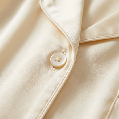 Long-Sleeve Button-Up Pyjama Set - Stephanie