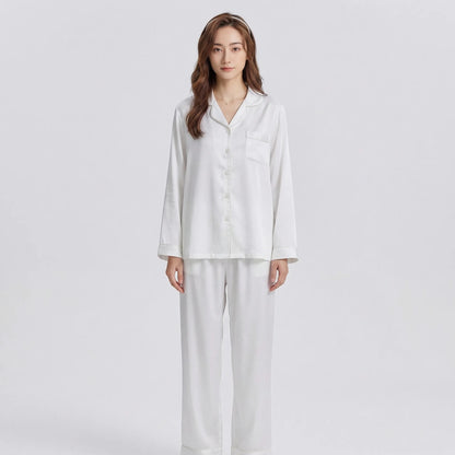 Long-Sleeve Button-Up Pyjama Set - Stephanie