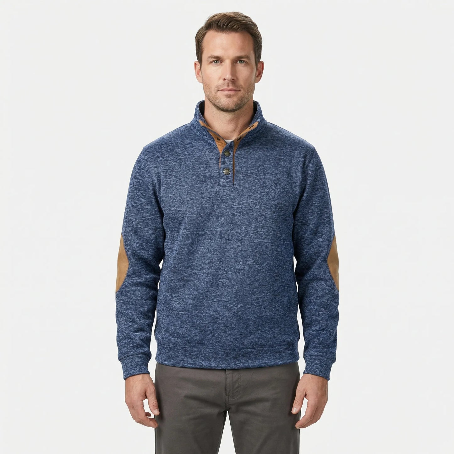 Long-Sleeve Collared Jumper Mens - Eddy