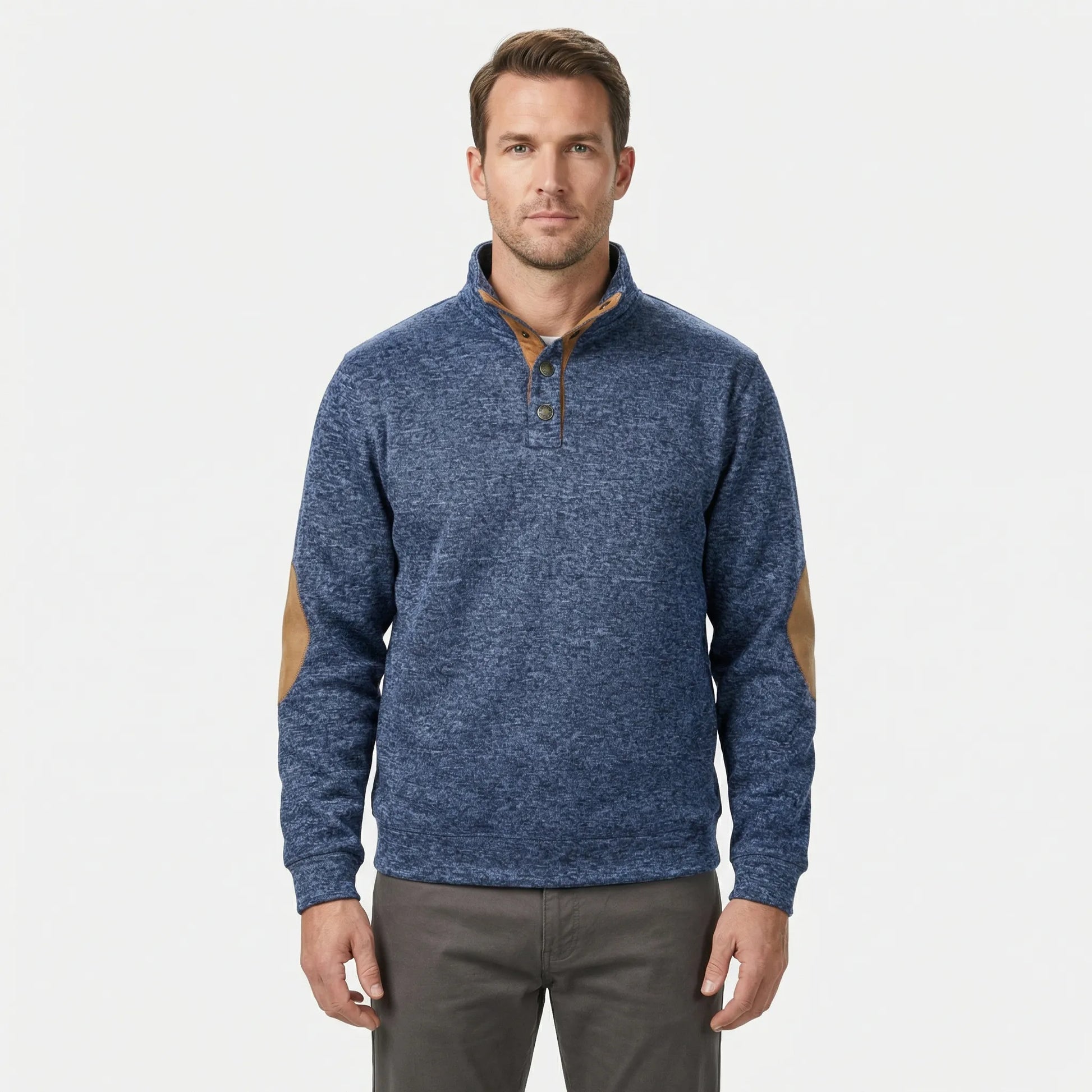 Long-Sleeve Collared Jumper Mens - Eddy