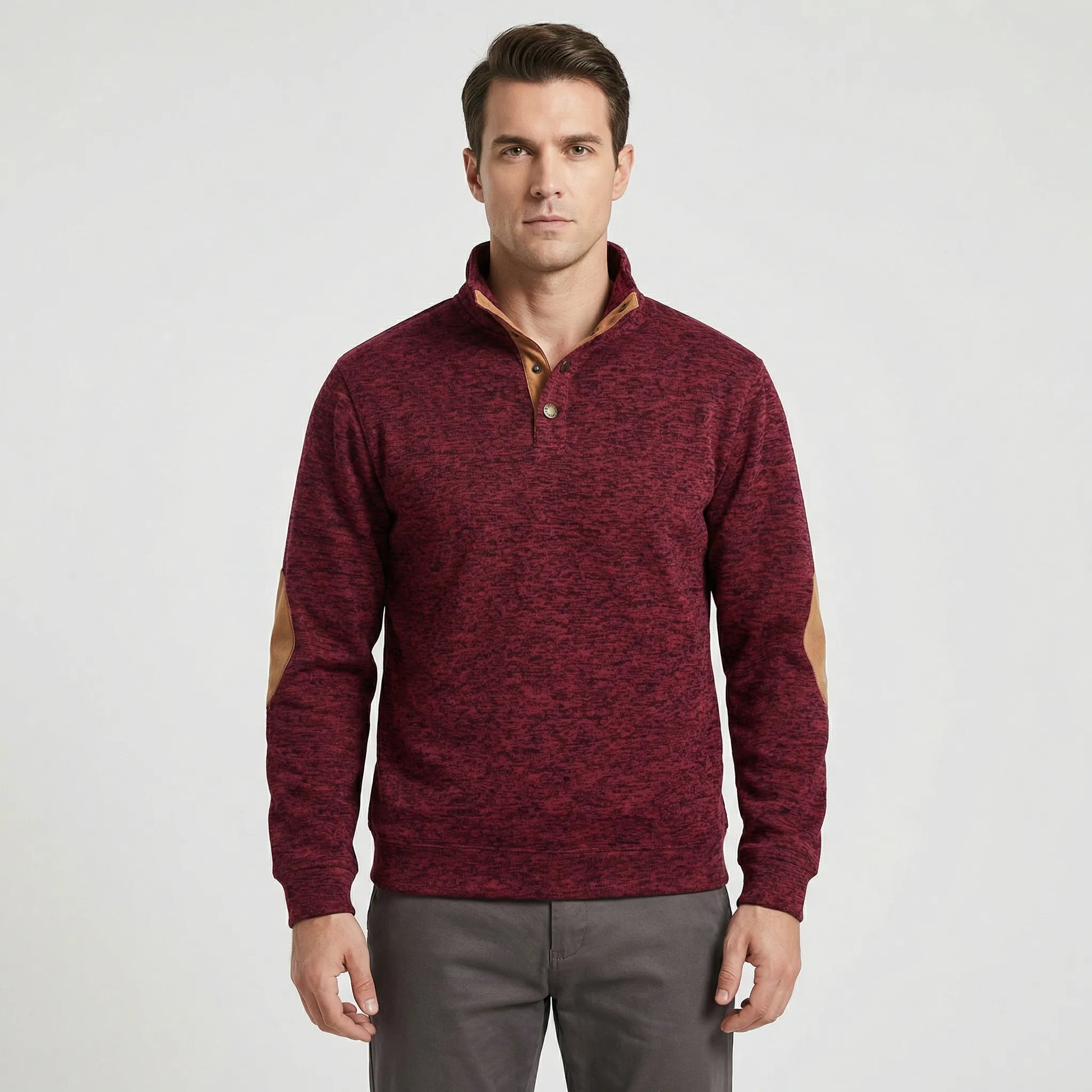 Long-Sleeve Collared Jumper Mens - Eddy