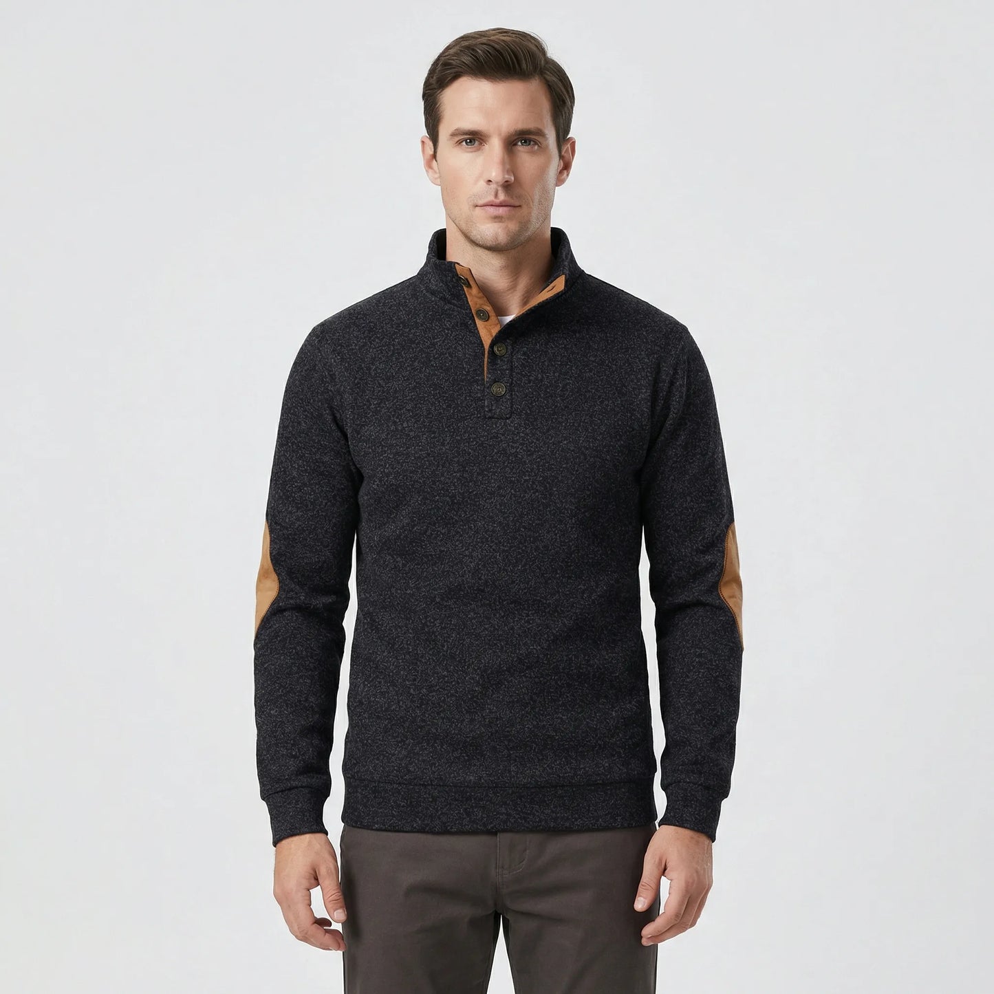 Long-Sleeve Collared Jumper Mens - Eddy