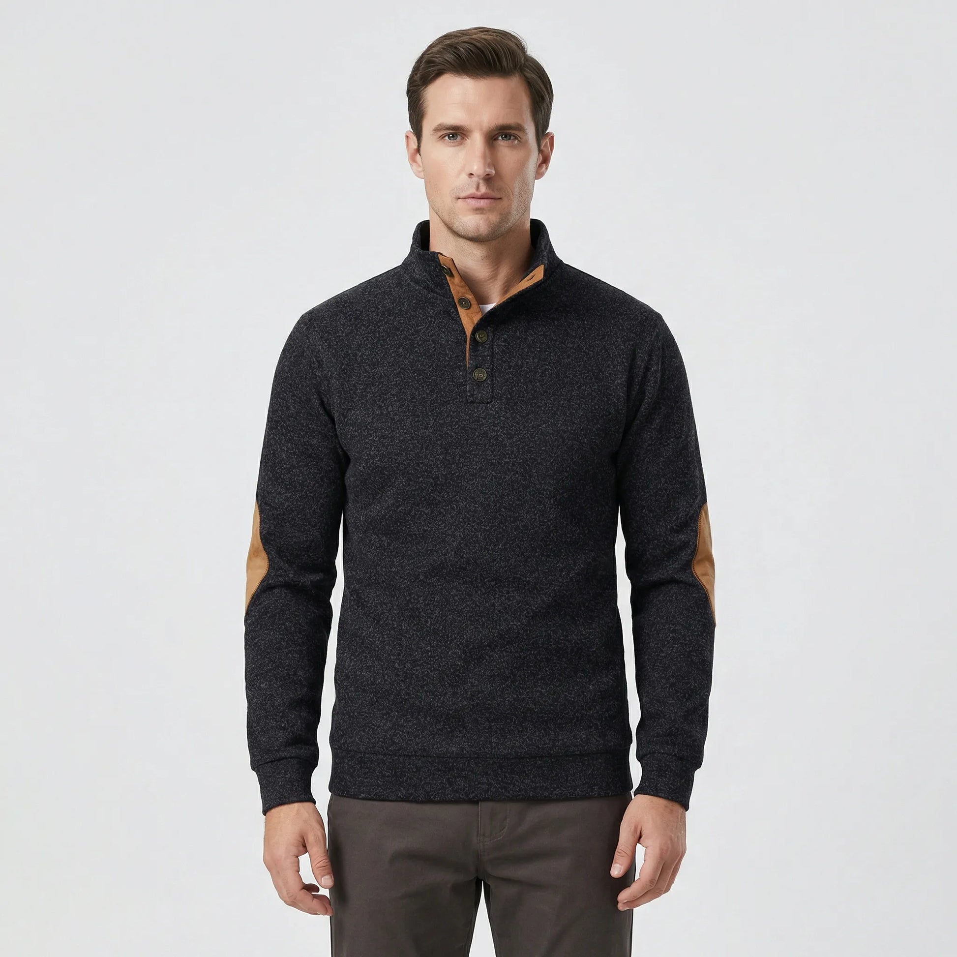 Long-Sleeve Collared Jumper Mens - Eddy