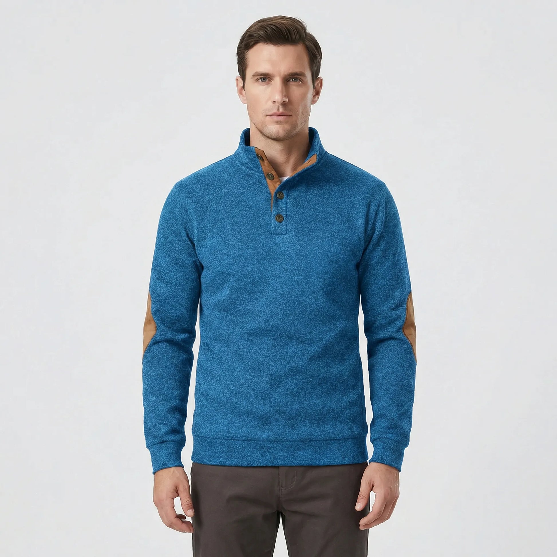 Long-Sleeve Collared Jumper Mens - Eddy