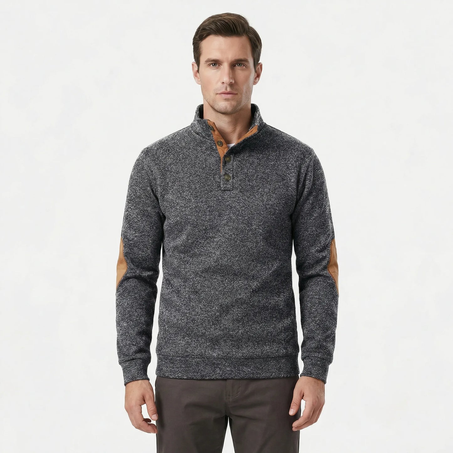 Long-Sleeve Collared Jumper Mens - Eddy
