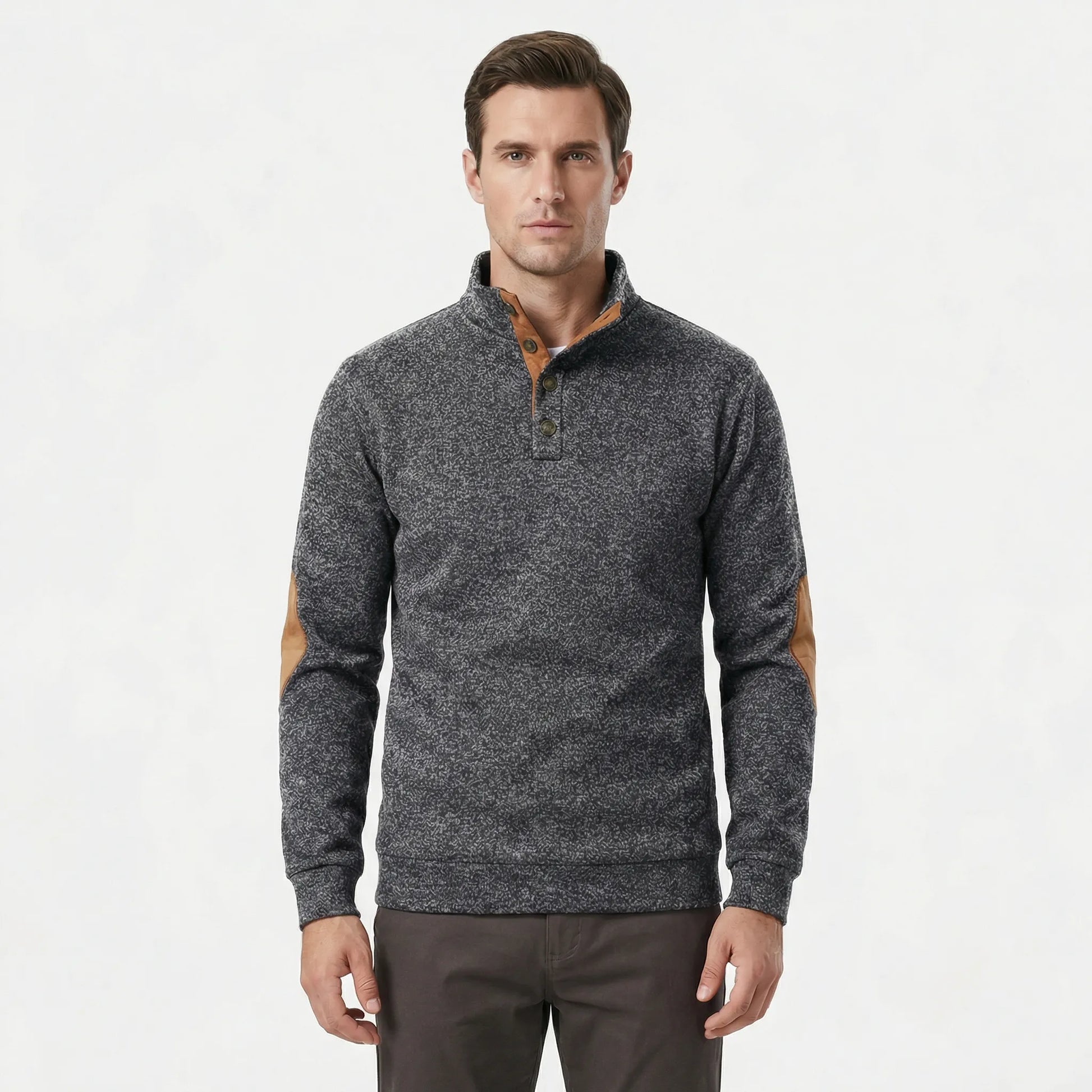 Long-Sleeve Collared Jumper Mens - Eddy