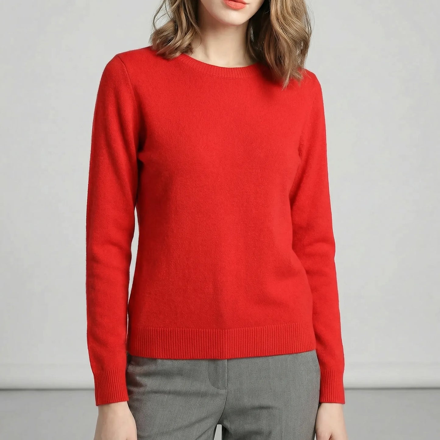 Long-Sleeve Crew Neck Top - Katrin