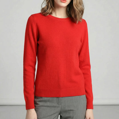 Long-Sleeve Crew Neck Top - Katrin