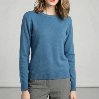 Long-Sleeve Crew Neck Top - Katrin