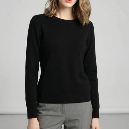 Long-Sleeve Crew Neck Top - Katrin