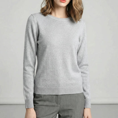 Long-Sleeve Crew Neck Top - Katrin