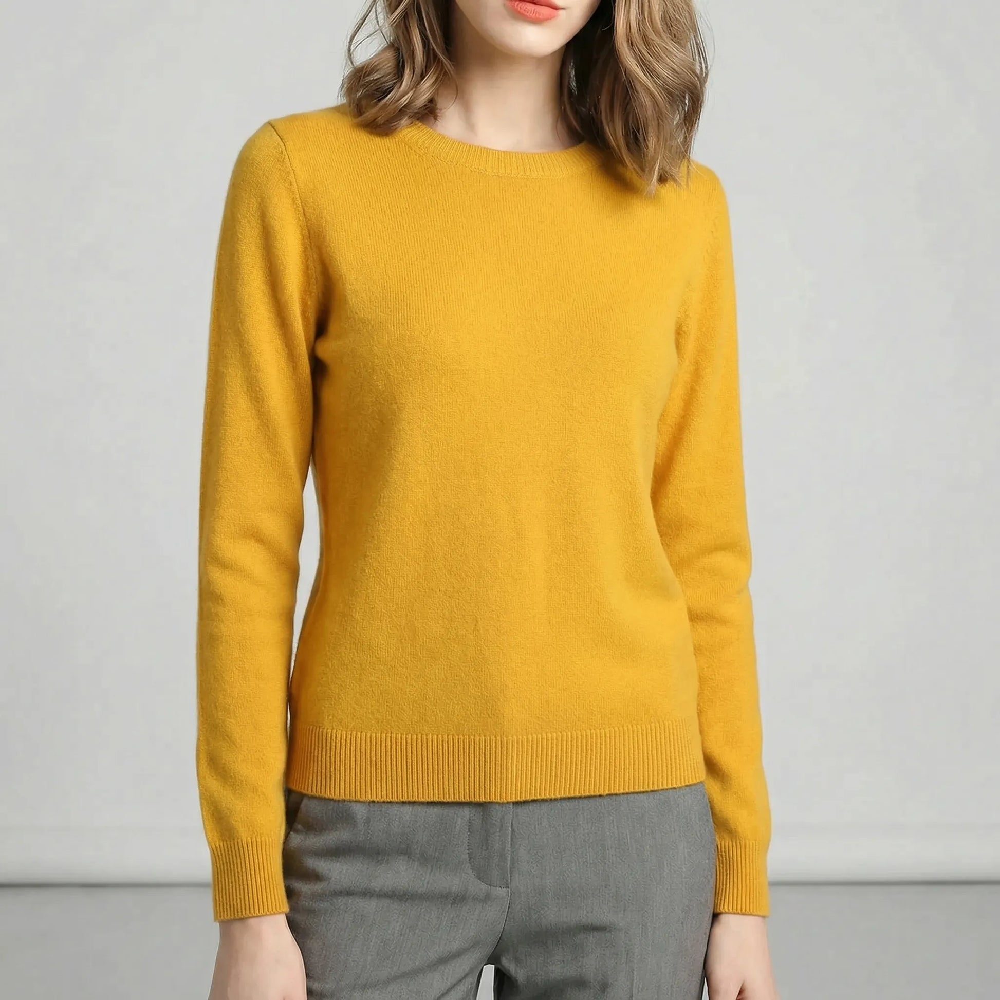 Long-Sleeve Crew Neck Top - Katrin