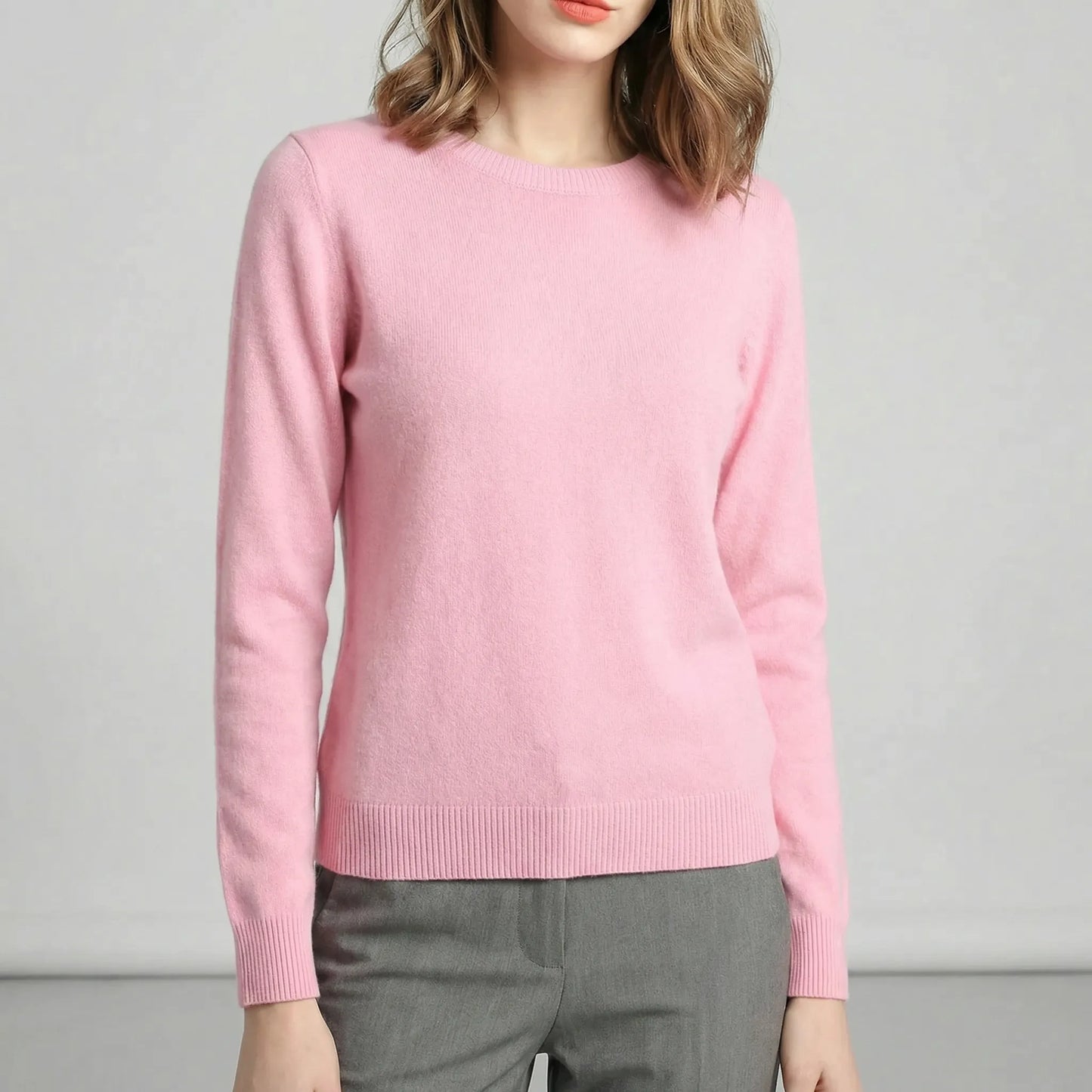 Long-Sleeve Crew Neck Top - Katrin