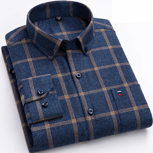 Long-Sleeve Shirt With A Classic Check Pattern - Alejandro