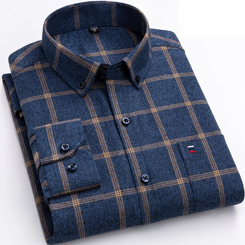 Long-Sleeve Shirt With A Classic Check Pattern - Alejandro