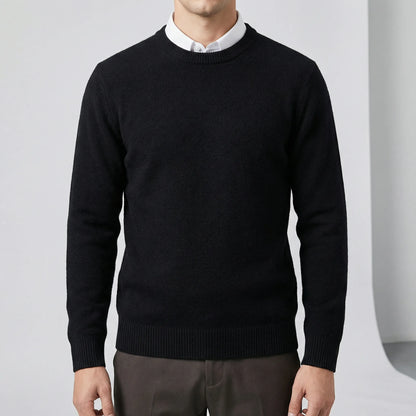Long-Sleeved Crew Neck Jumper - Jamie