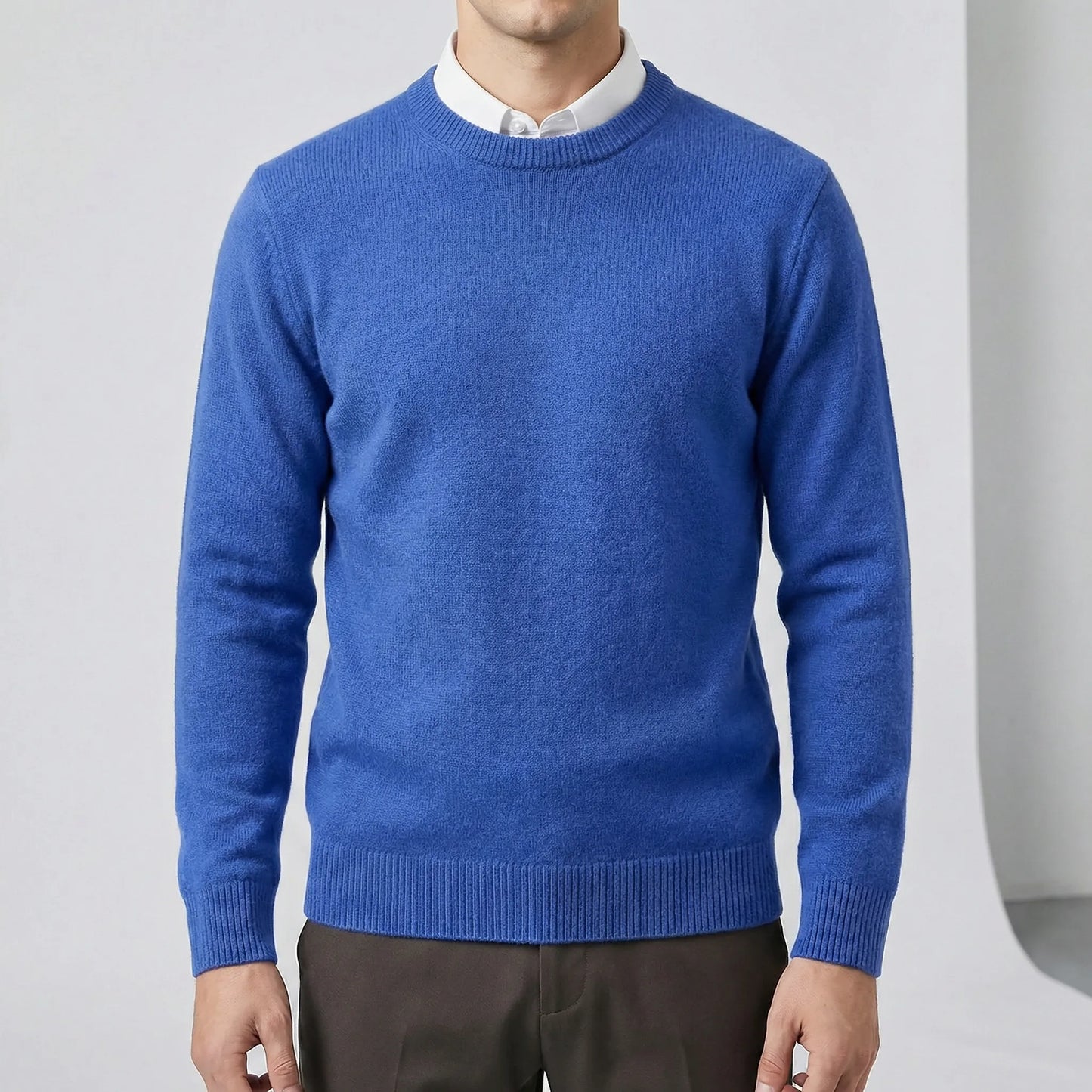 Long-Sleeved Crew Neck Jumper - Jamie