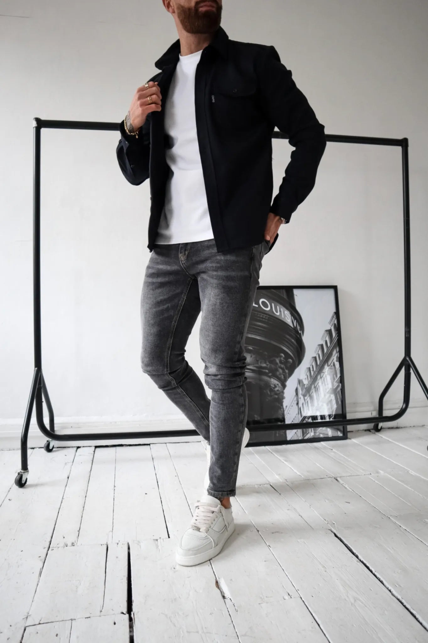 Long-Sleeved Overshirt With Chest Pockets - Fernando