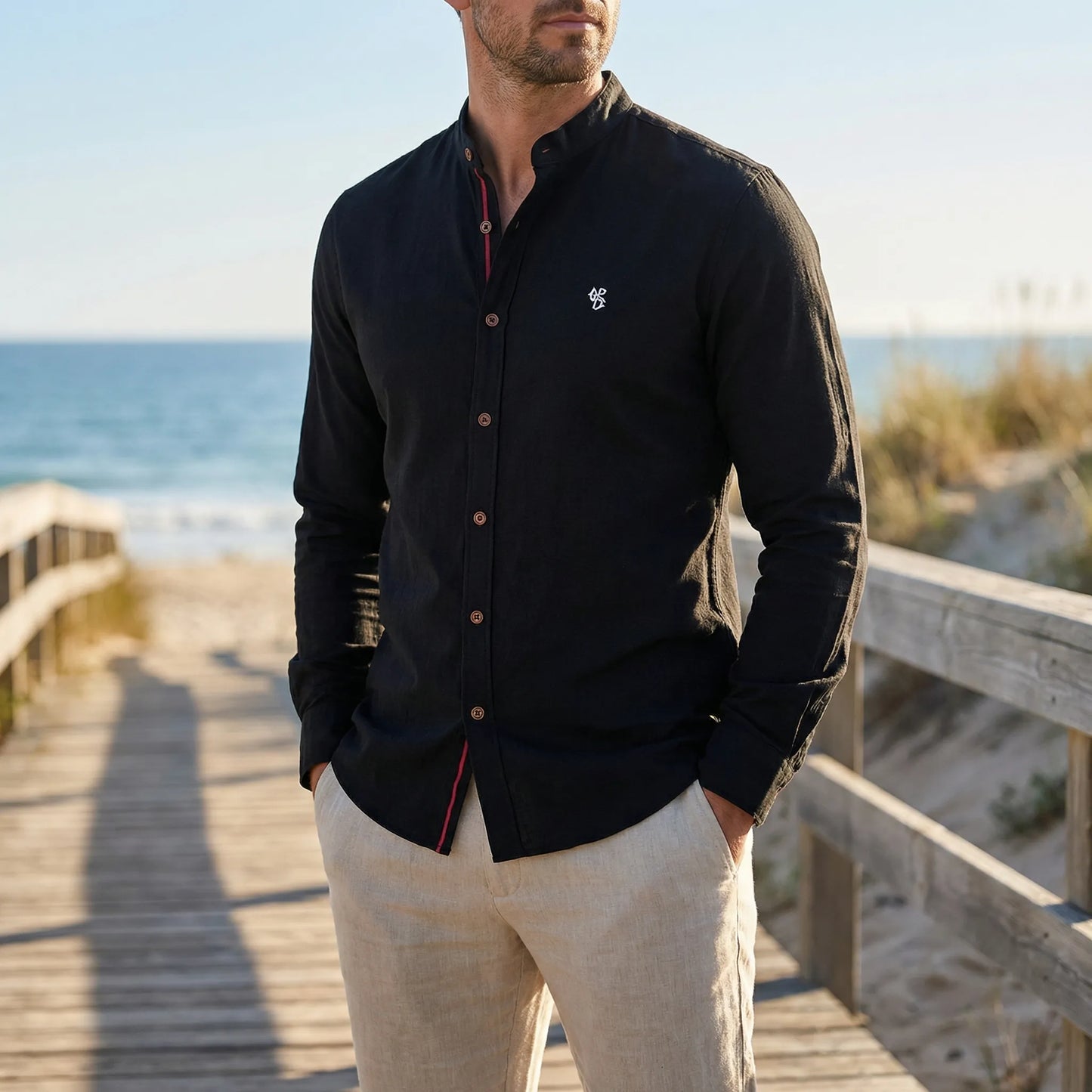 Long-Sleeved Summery Mens Shirt - Tayler