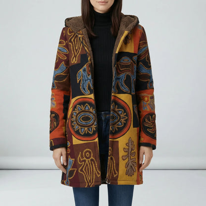 Long Fitted Hooded Jacket - Philine